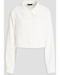 Damen Bekleidung Oberteile Langarm Oberteile The Range Synthetik T-shirts in Weiß 