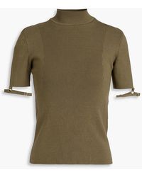 Jacquemus - Torre Ribbed-knit Turtleneck Top - Lyst