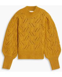 Veronica Beard - Wilden Cable-knit Sweater - Lyst