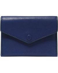 Sandro Leather Cardholder - Blue