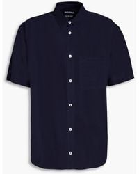 Jacquemus - Melo Embroidered Crepe Shirt - Lyst