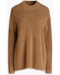 By Malene Birger - Cirla Brushed Ribbed-knit Sweater - Lyst