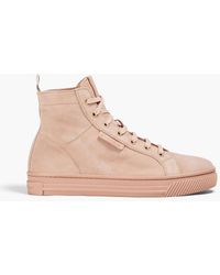 Gianvito Rossi - Suede High-top Sneakers - Lyst