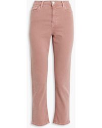 Paul Smith - Cropped High-rise Slim-leg Jeans - Lyst