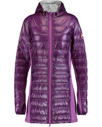 Canada Goose Hybridge Lite Quilted Shell Down Coat - Purple