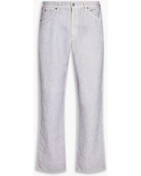 120% Lino - Embroidered Linen Pants - Lyst