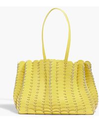 Rabanne - Pacoio Cabas Laser-cut Leather Tote - Lyst