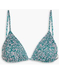 Onia - Alexa Liberty-print Triangle Bikini Top - Lyst
