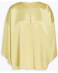 By Malene Birger - Cicie Satin-crepe Blouse - Lyst