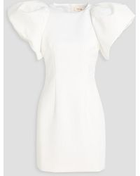 LEO LIN - Dayna Satin Mini Dress - Lyst