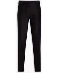 Dunhill - Slim-fit Wool And Silk-blend Crepe Suit Pants - Lyst