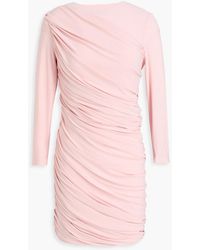 Norma Kamali - Kleid "diana" aus stretch-jersey mit raffungen - Lyst