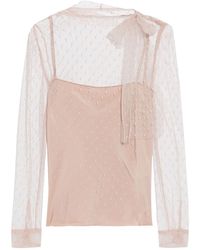 RED Valentino Long-sleeved tops for Women - Up to 74% off | Lyst