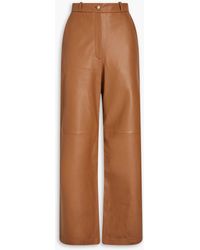 Loulou Studio - Noro Leather Wide-leg Pants - Lyst