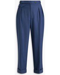 Victoria Beckham - Cropped Twill Straight-Leg Pants - Lyst