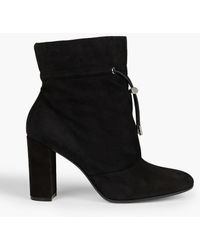 Gianvito Rossi - Maeve Suede Ankle Boots - Lyst
