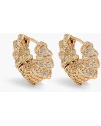 Zimmermann - Tone Crystal Hoop Earrings - Lyst
