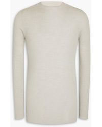 Rick Owens - Ribbed Wool Sweater - Lyst