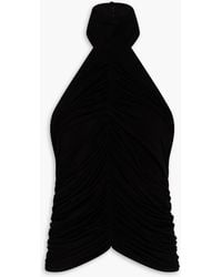 Magda Butrym - Ruched Cupro-Blend Jersey Top - Lyst