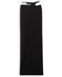 Christopher Esber - Embellished Cutout Jersey Maxi Skirt - Lyst