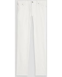 120% Lino - Slim-fit Linen-blend Pants - Lyst