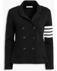 Thom Browne - Double-breasted Striped Merino-wool Blend Blazer - Lyst