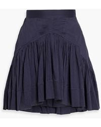 Isabel Marant - Kadavu Cotton And Silk-Blend Crepon Mini Skirt - Lyst
