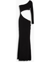 retroféte - Whitney One-shoulder Cutout Jersey Maxi Dress - Lyst