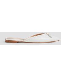 Gianvito Rossi - Ribbon Leather Mules - Lyst