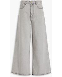 Ganni - Future e wide leg jeans - Lyst