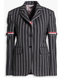 Thom Browne - Striped Wool Blazer - Lyst