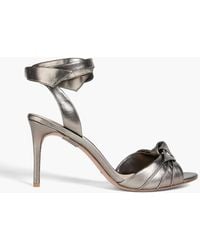 Alexandre Birman - New Clarita Bow-Detailed Leather Sandals - Lyst