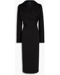 Veronica Beard - Malone Layered Poplin And Stretch-pima Cotton-jersey Midi Dress - Lyst