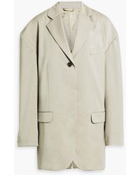 Acne Studios - Oversized-blazer aus satin mit bindedetail - Lyst