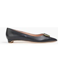 Rupert Sanderson - Bedfa Embellished Leather Point-Toe Flats - Lyst