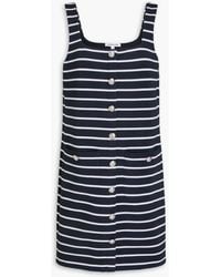 Veronica Beard - Tibbie Striped Stretch-jersey Mini Dress - Lyst