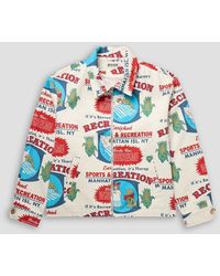 Bode - Rec. Enrichment Printed Cotton-Twill Jacket - Lyst