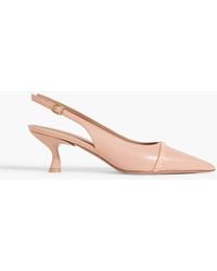 Malone Souliers - Jama 45 slingback-pumps aus glatt- und lackleder - Lyst