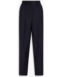 Theory - Hose mit weitem bein aus woll-flanell - Lyst