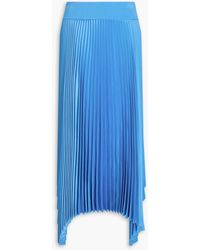 JOSEPH - Ade Pleated Satin-crepe Maxi Skirt - Lyst