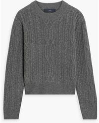 arch4 - Smithfield kaschmirpullover mit zopfstrickmuster - Lyst