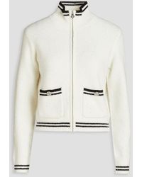 Maje - Sequin-embellished Knitted Cardigan - Lyst