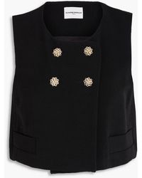 Claudie Pierlot - Cropped Lyocell-Blend Top - Lyst