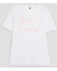 Bella Freud - Bella Printed Organic Cotton-jersey T-shirt - Lyst