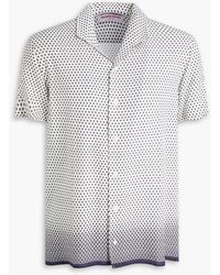 Orlebar Brown - Hibbert Printed Piqué Shirt - Lyst