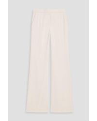 Victoria Beckham - Crepe Flared Pants - Lyst