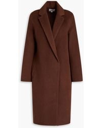 Vince - Brushed Wool-blend Felt Coat - Lyst