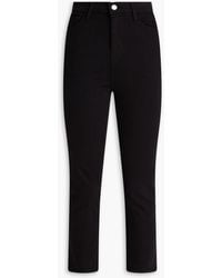 FRAME - Hoch sitzende jeans "le high straight" mit geradem bein - Lyst