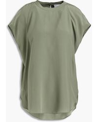 Brunello Cucinelli Andere materialien sweater in Natur Damen Bekleidung Oberteile T-Shirts 