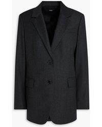Theory - Wool-flannel Blazer - Lyst